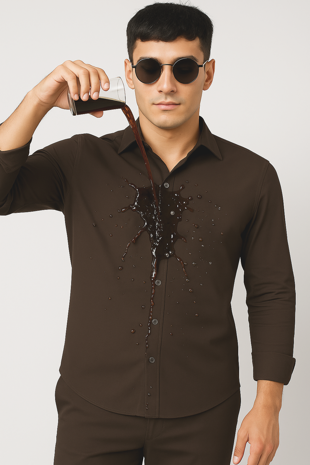 Dark Brown Waterproof Co-ord Set
