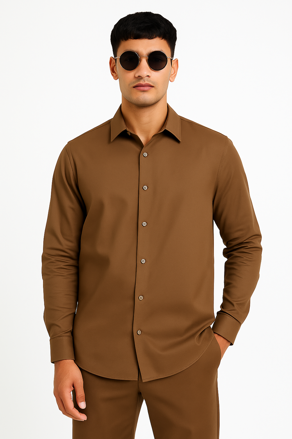 Caramel Brown Waterproof Co-ord Set