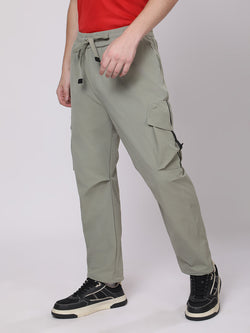 Sage Green Cargo Loose Fit Pants