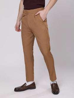 Chestnut Gurkha Style Trousers