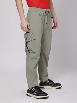 Sage Green Cargo Loose Fit Pants