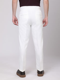 White Gurkha Style Trousers