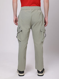 Sage Green Cargo Loose Fit Pants