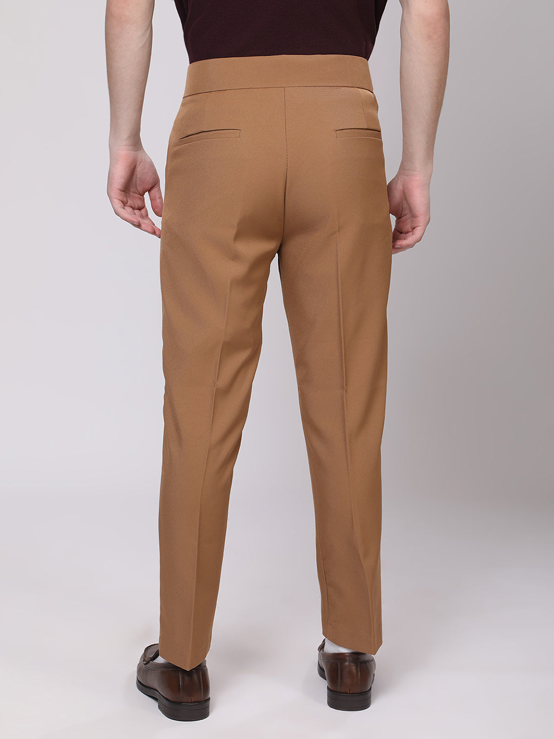 Chestnut Gurkha Style Trousers