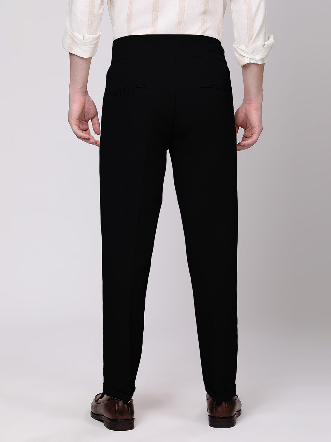 Black Gurkha Style Pants