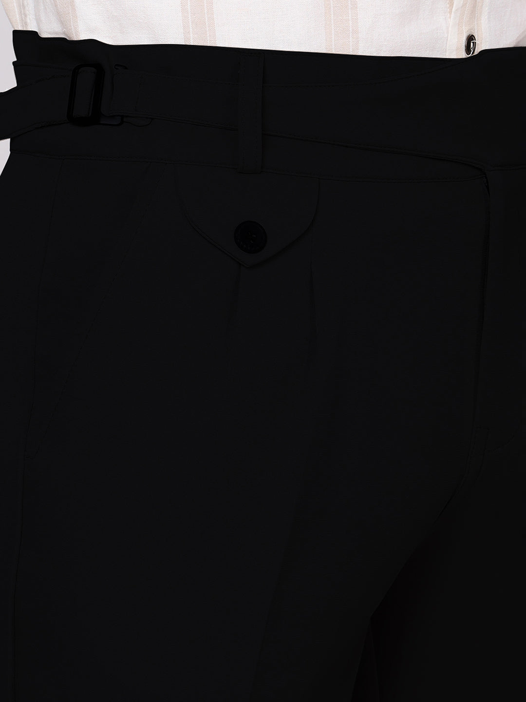 Black Gurkha Style Pants