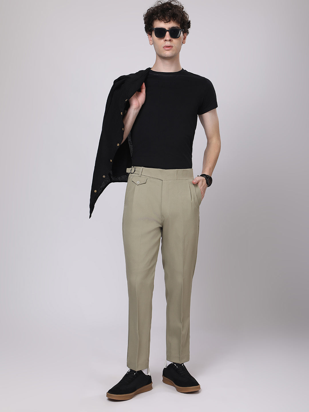 Sandstone Gurkha Style Trousers