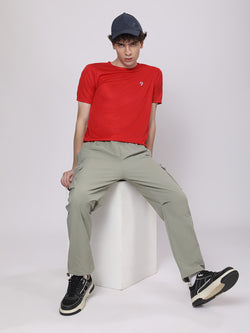 Sage Green Cargo Loose Fit Pants