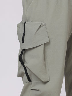 Sage Green Cargo Loose Fit Pants