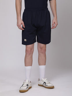 Midnight Navy Half-Zip Polo & Shorts Co-ord Set – Sleek & Sporty