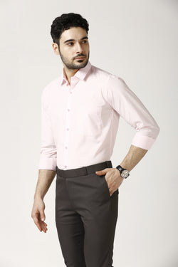 Rose White Formal Cotton-Poly Shirt