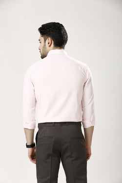 Rose White Formal Cotton-Poly Shirt