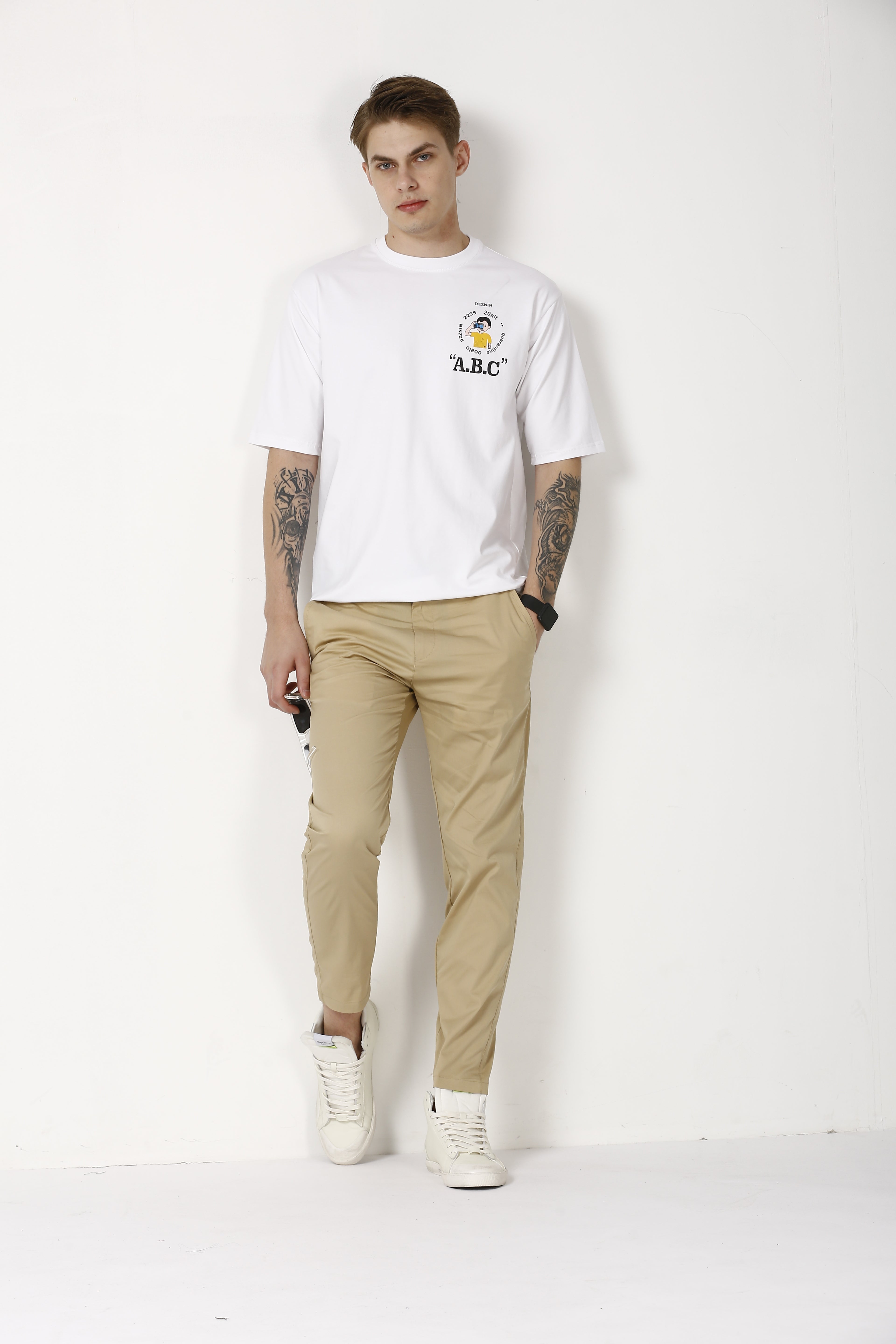 Oversized White Cotton T-Shirt