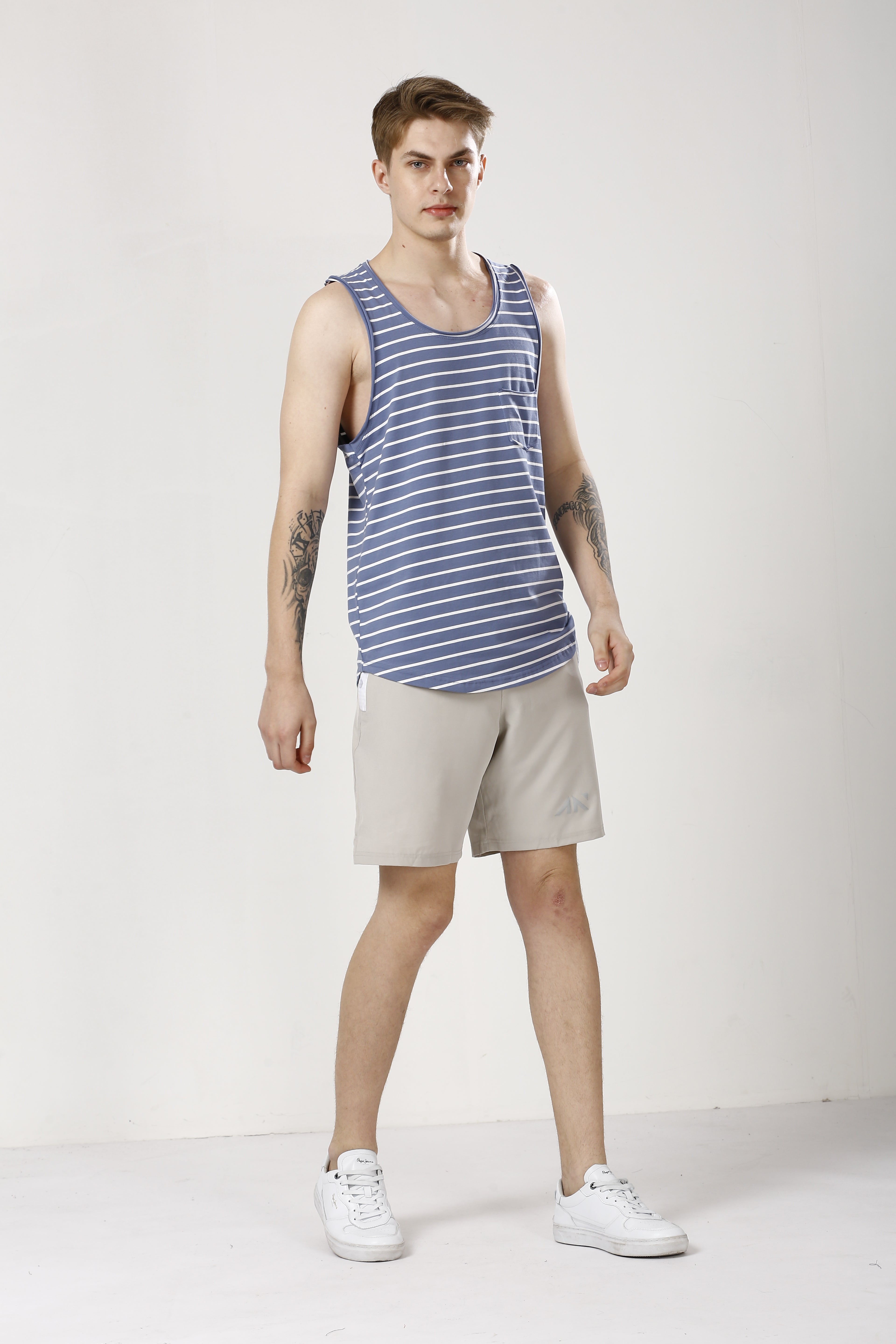 Blue Striped Sando