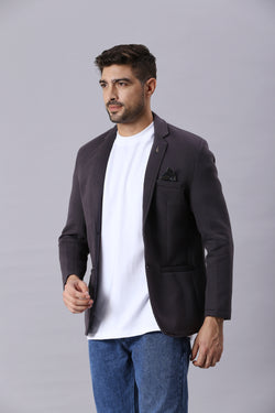 Dark Wine Casual Blazer