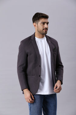 Dark Wine Casual Blazer