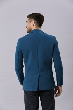 Nile Blue Casual Blazer