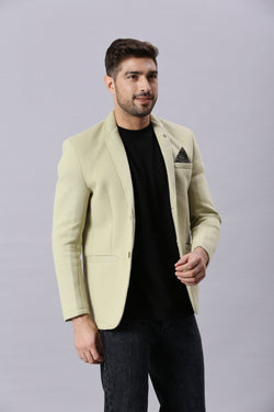 Dark Cream Casual Blazer