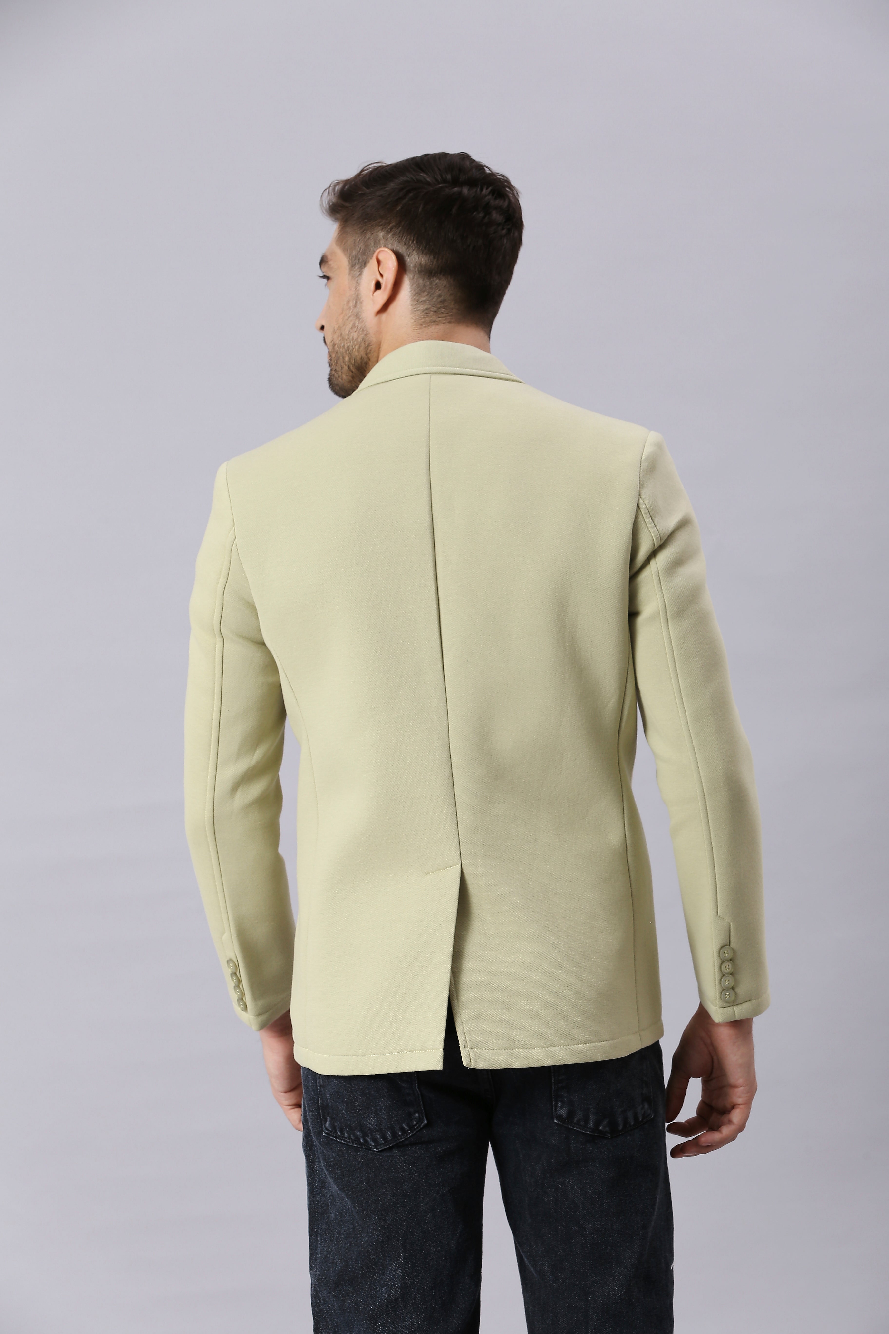 Dark Cream Casual Blazer