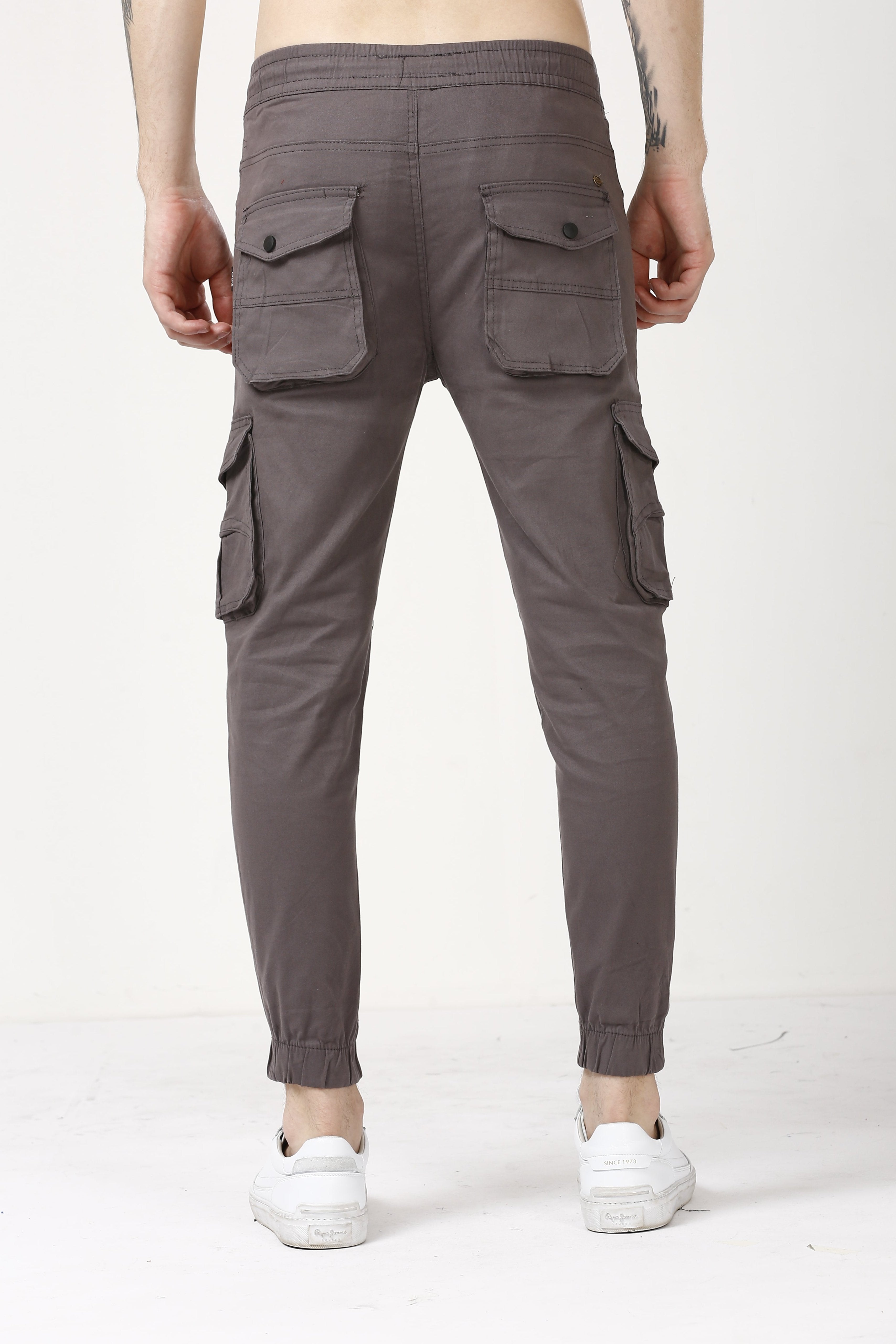 Stylish Espresso Cargo Joggers