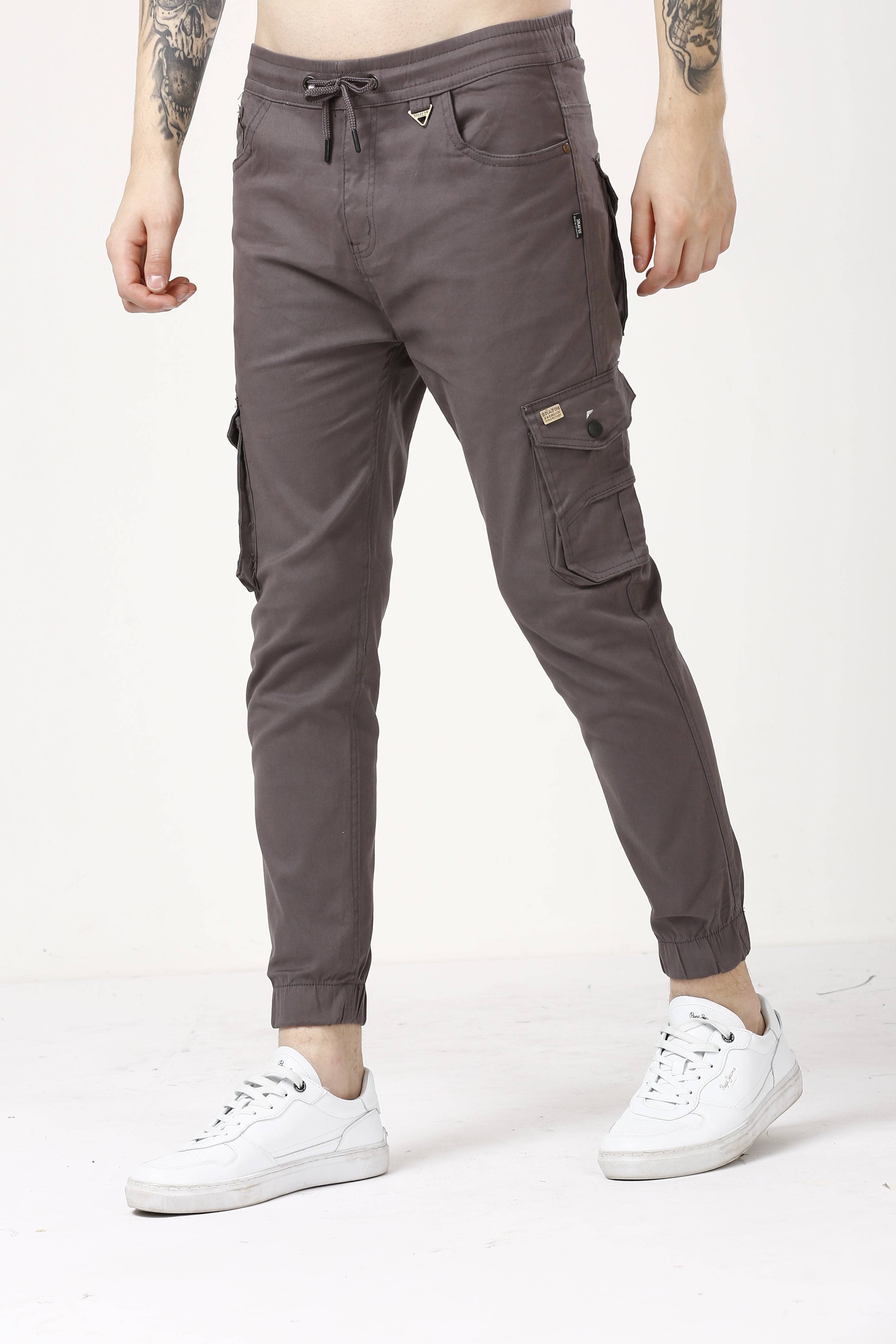 Stylish Espresso Cargo Joggers