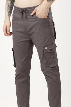 Stylish Espresso Cargo Joggers