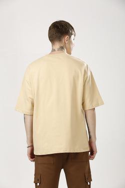 Oversized Brandy Cotton T-Shirt