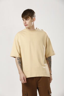 Oversized Brandy Cotton T-Shirt