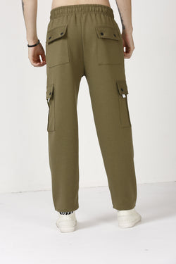 Versatile Green Brown Cargo Pants