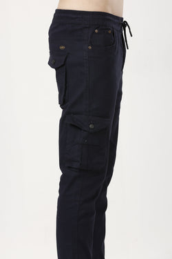 Stylish Navy Blue Cargo Joggers