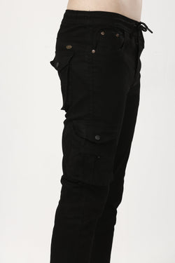 Stylish Black Cargo Joggers