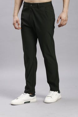 Green Korean Style Stretchable Pants