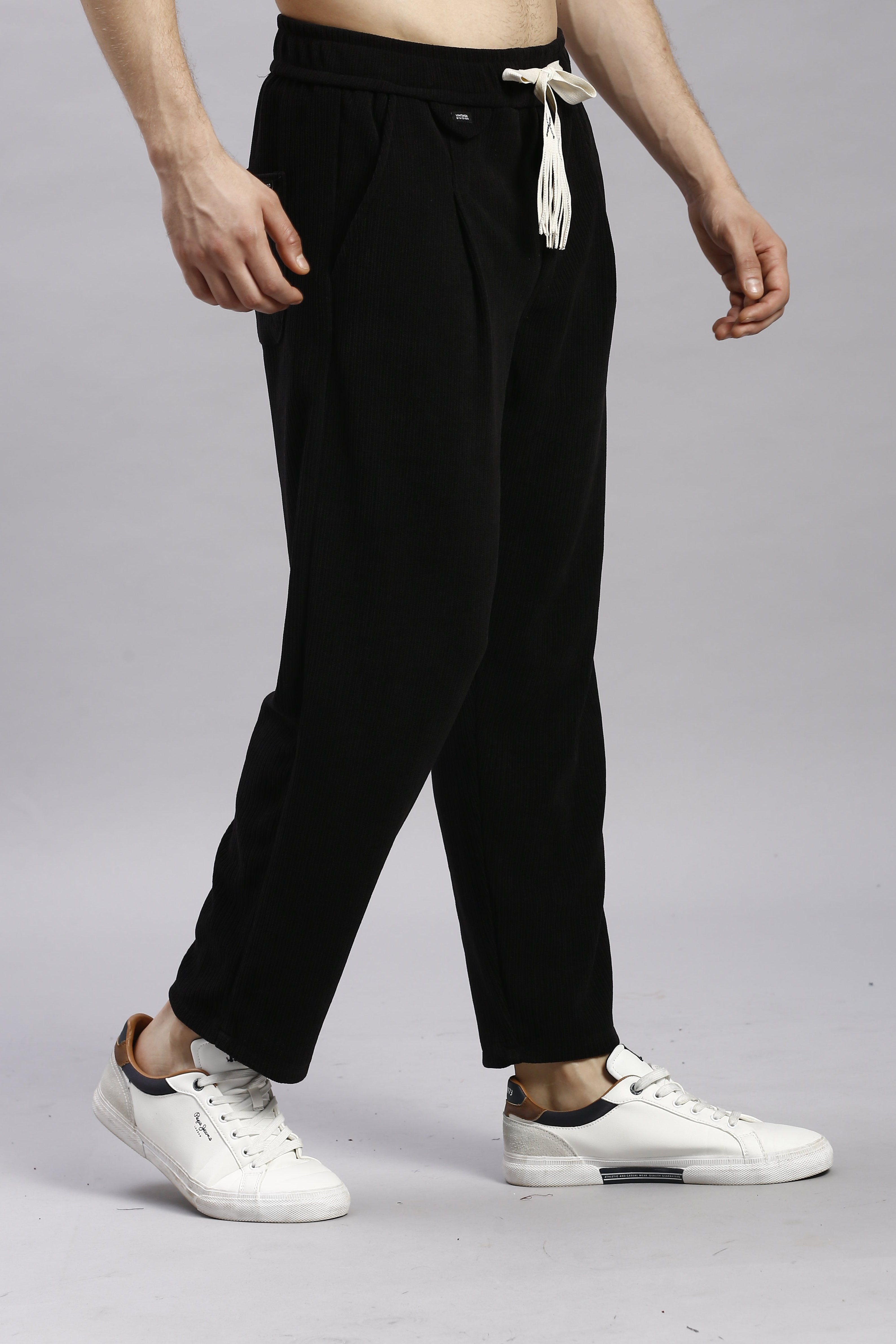 Black Corduroy Stylish Pant and Lower