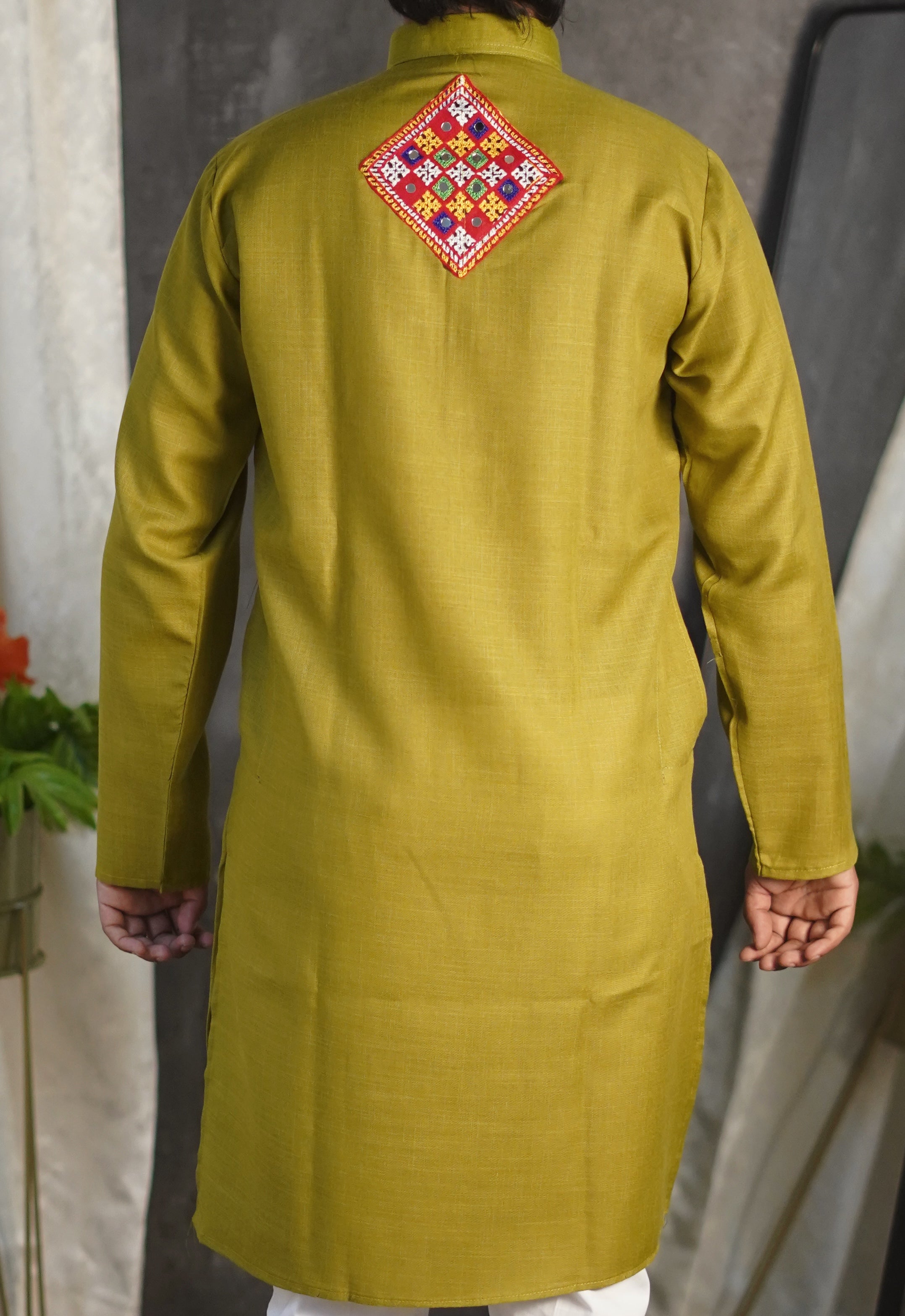 Kutchi Embroidered Alpine Kurta