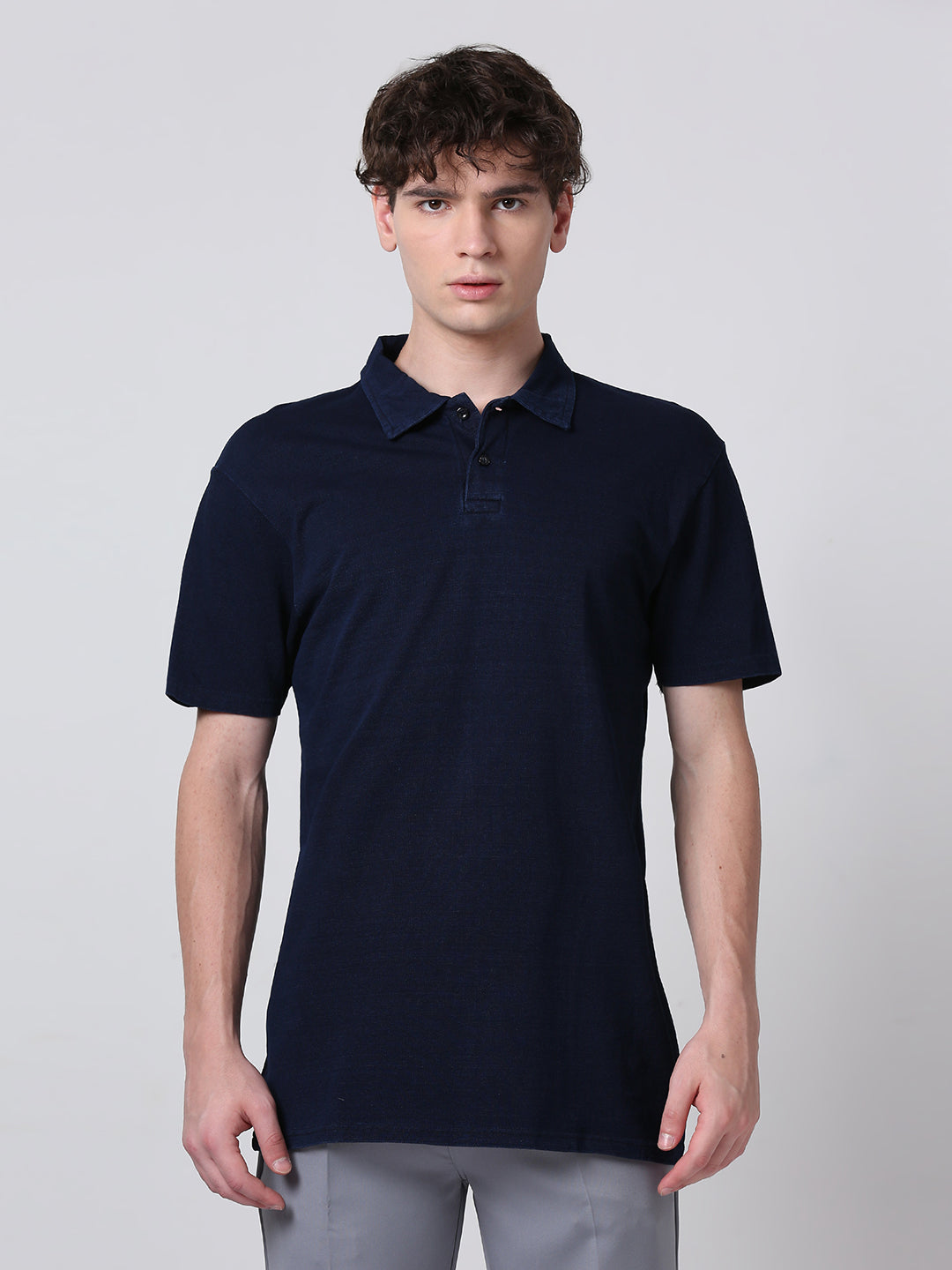 Navy Blue Polo Tee