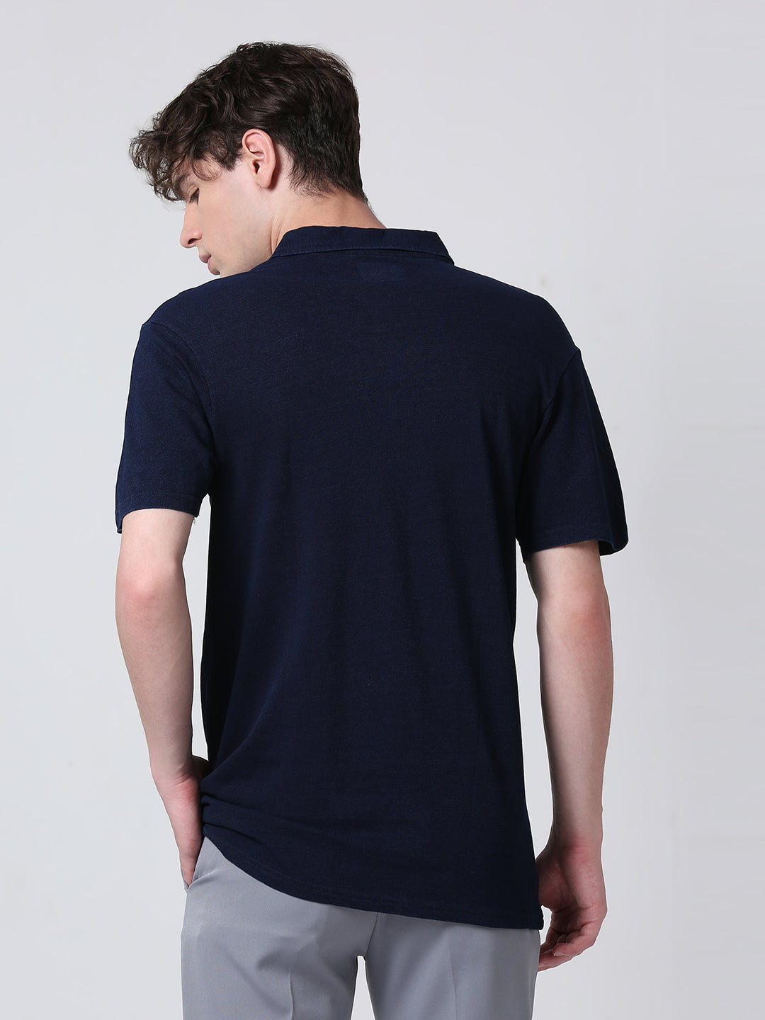 Navy Blue Polo Tee