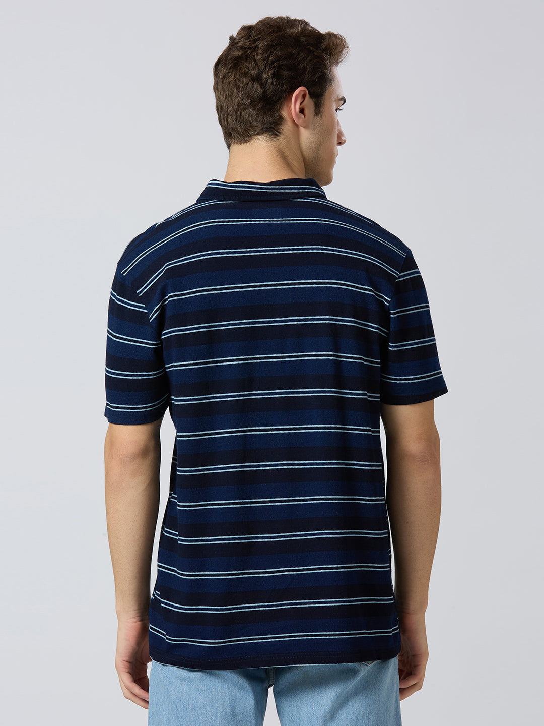 Striped Polo Tee