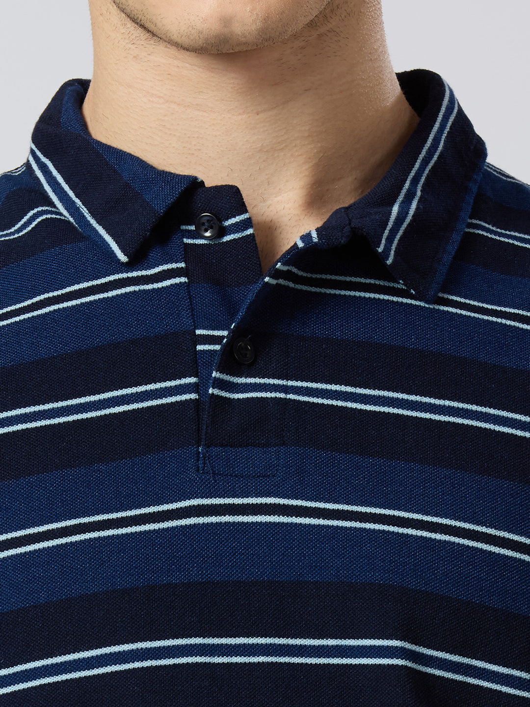 Striped Polo Tee