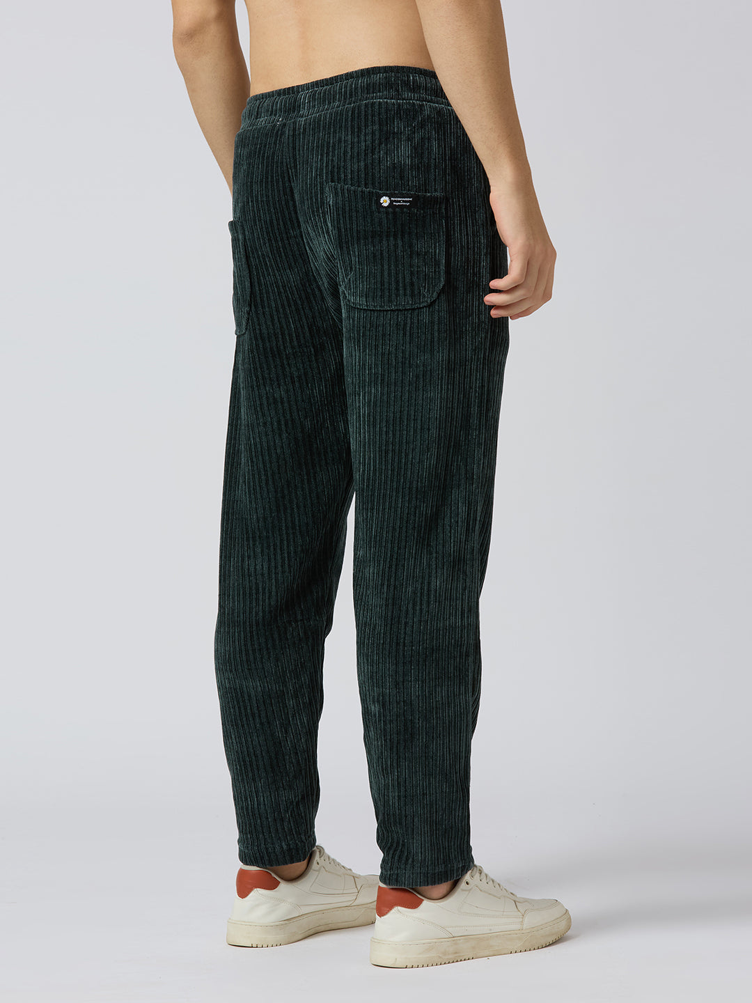 Bottle Green Corduroy Trousers