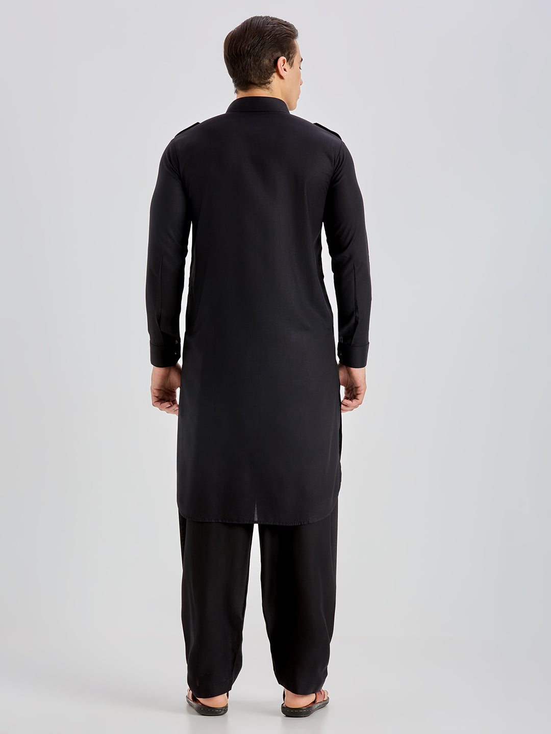 Black Pathani with Salwar