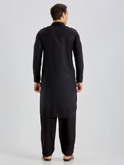 Black Pathani with Salwar