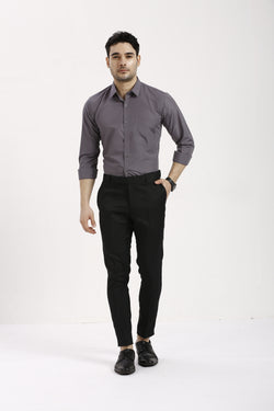 Smokey Lavender Formal Cotton-Poly Shirt