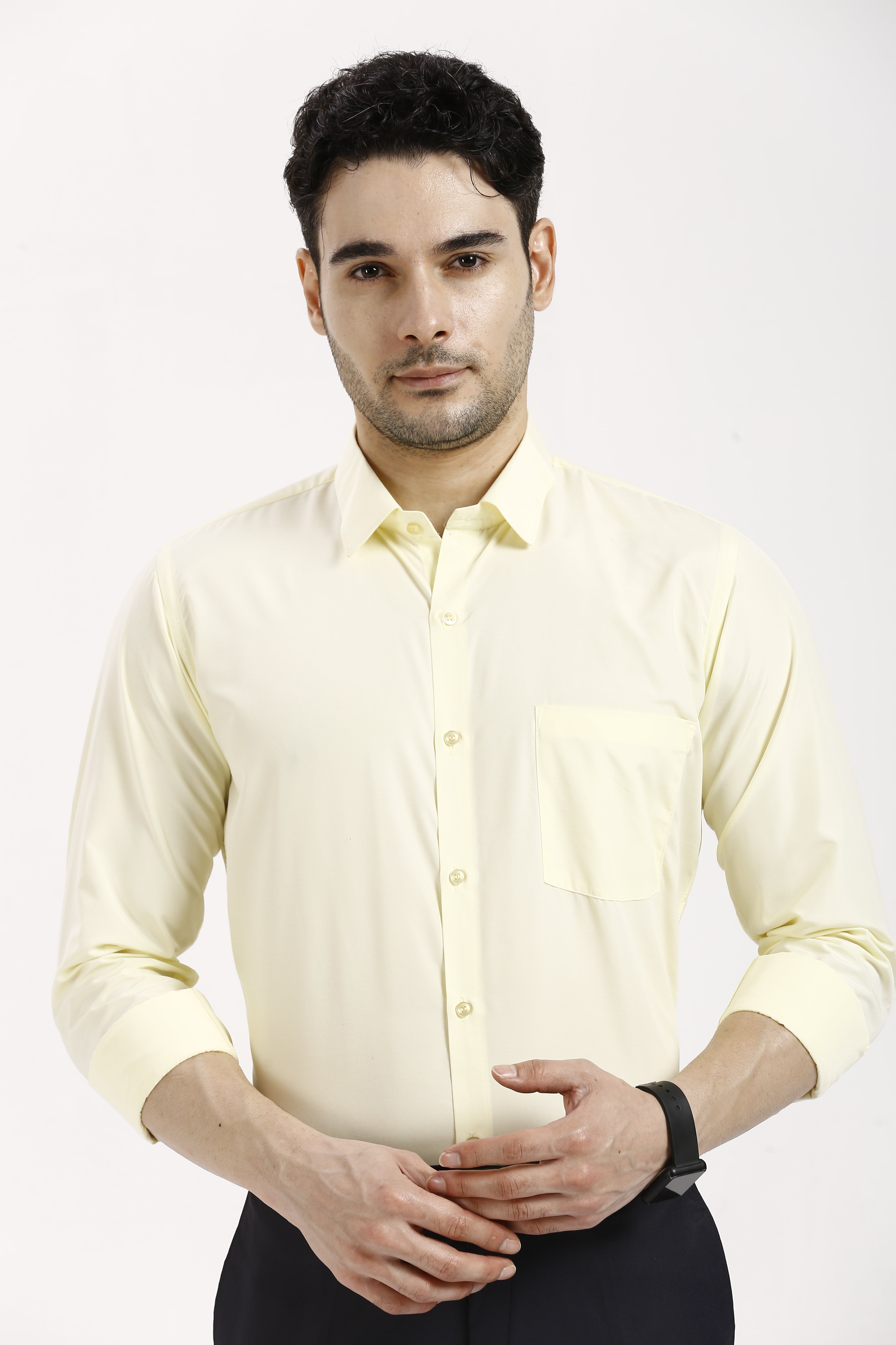 Ivory Formal Cotton-Poly Shirt