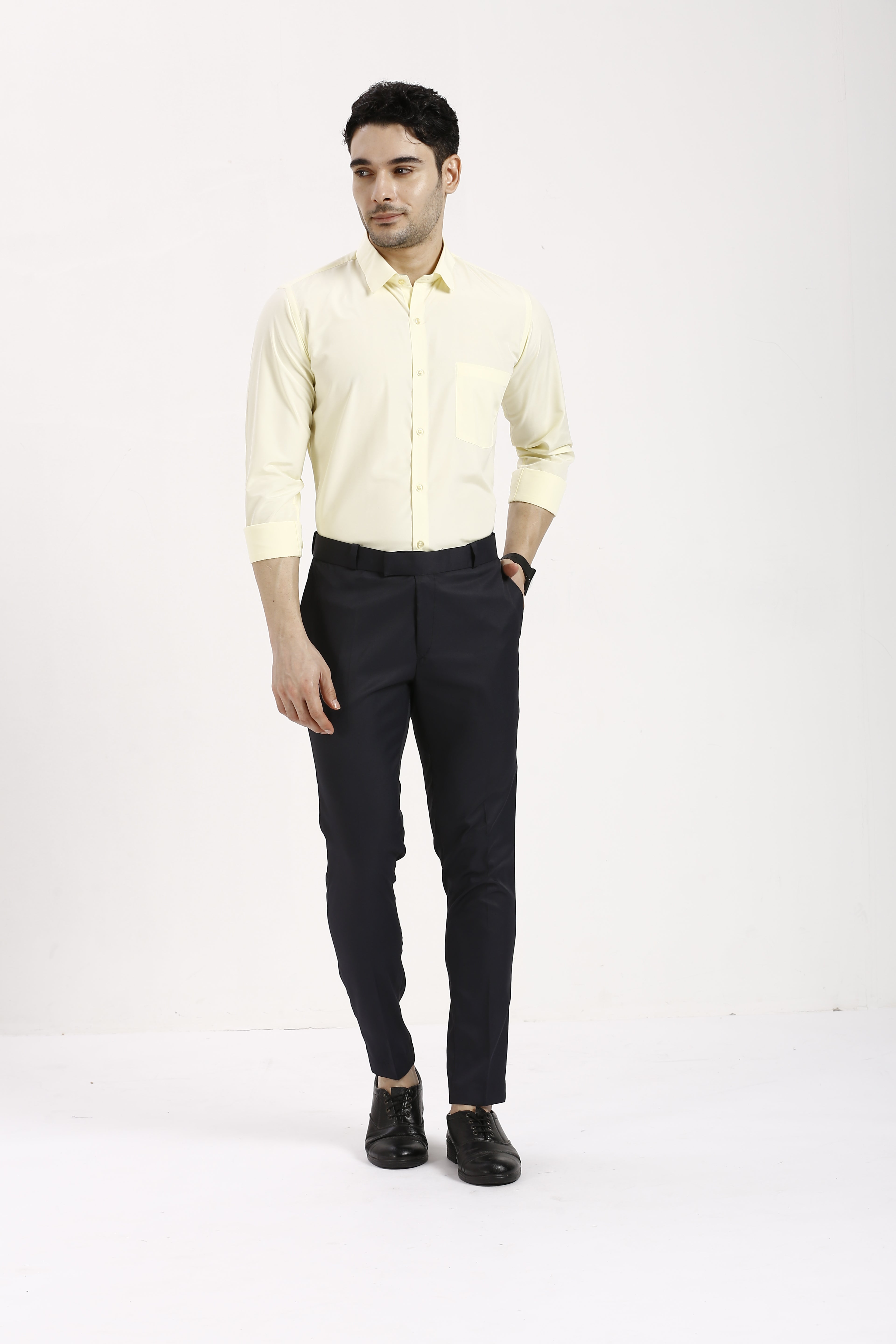 Ivory Formal Cotton-Poly Shirt