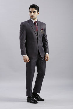 Raisin Black 5 Piece Suit with Red Accents