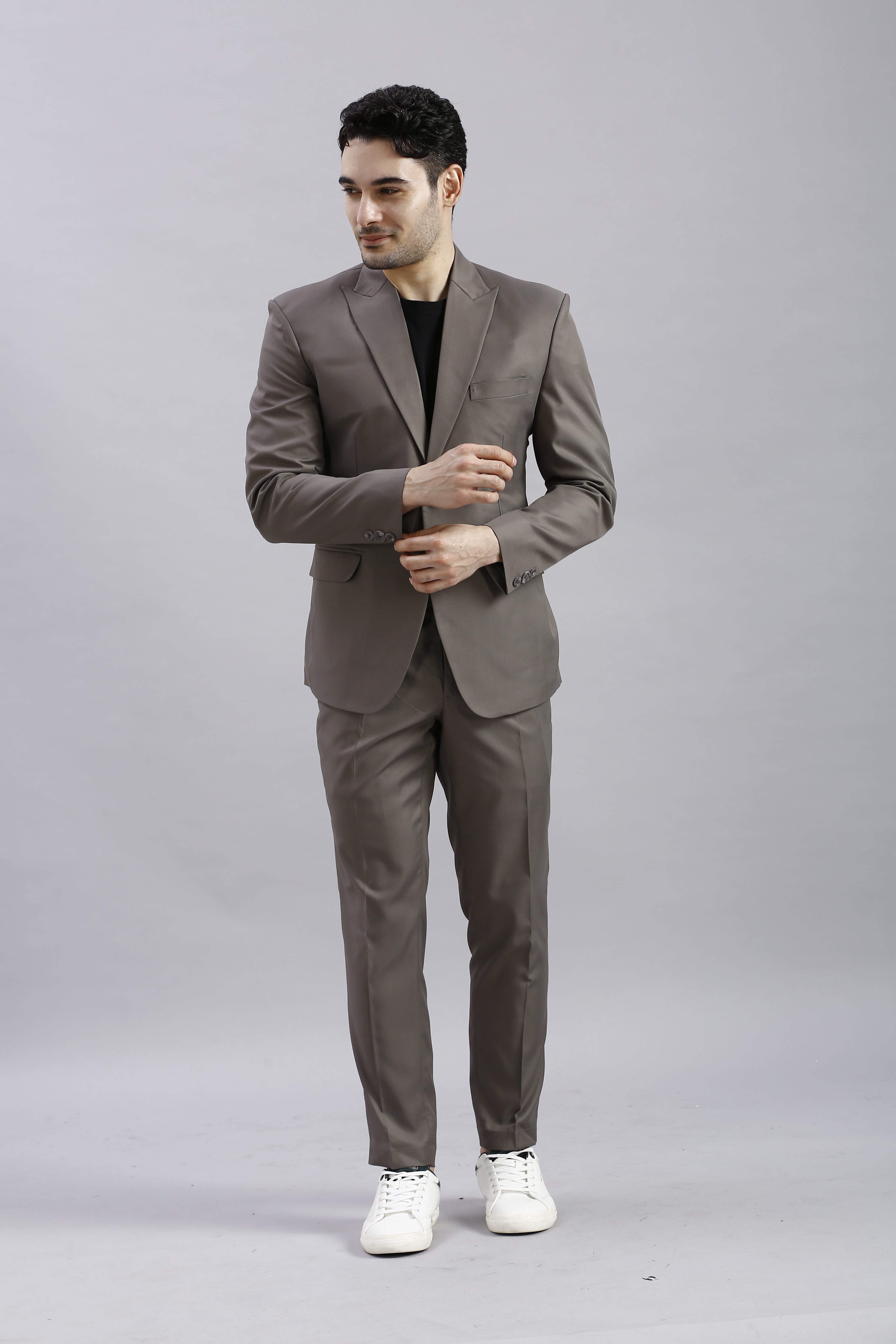 Coffee Brown Modern 3 Piece Suit