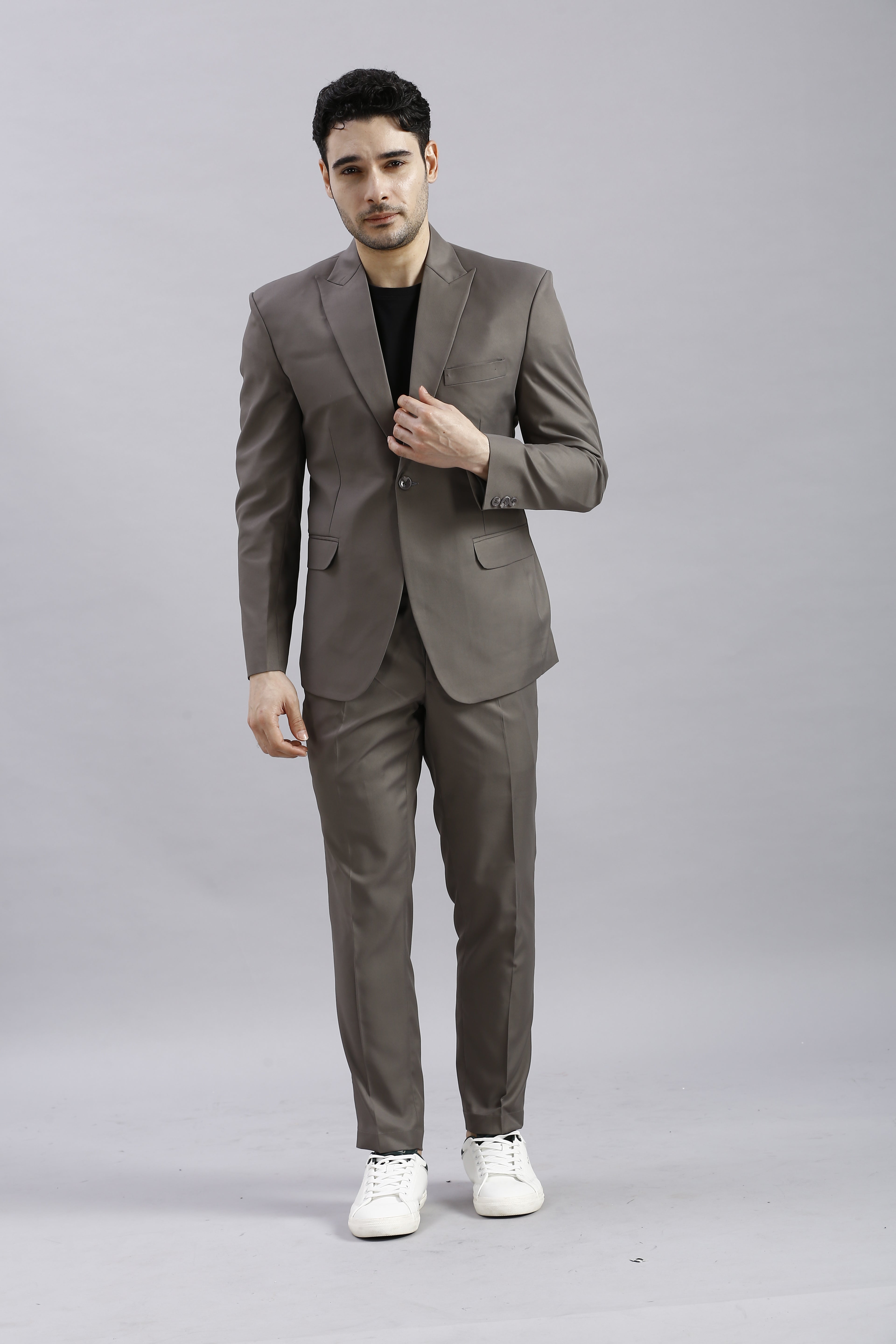 Coffee Brown Modern 3 Piece Suit