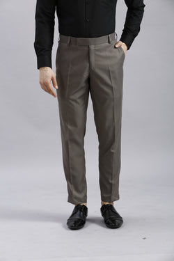 Coffee Brown 5 Piece Suit with Red Accents